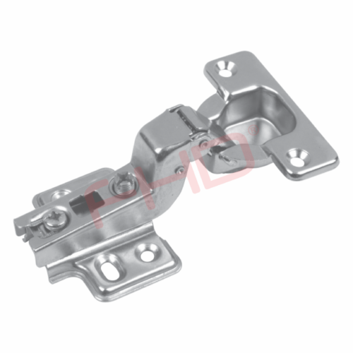 Soft Close Slide-On Hinges – 35mm, 4 Hole Plate (45cc configuration) (Hinge & Plate) Inset