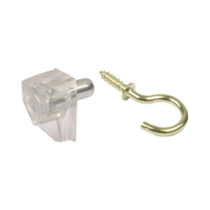 Shelf Supports, Hooks & Eyes
