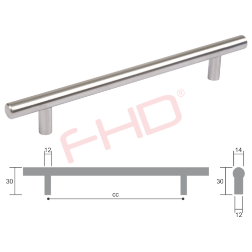 Round Bar Handles D12mm
