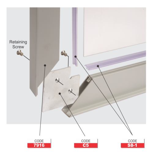 Aluminium Glass Door Profile System