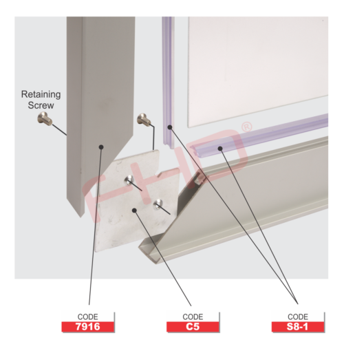 Aluminium Glass Door Profile System