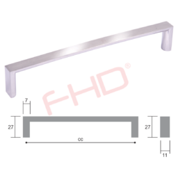 Epic Flat Aluminium Handles