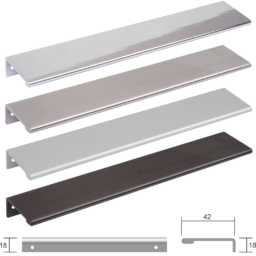 Aluminium Overlay Handles