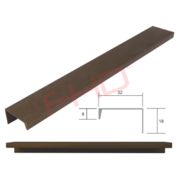 Aluminium Overlay Handles – 3m Lengths (Cut & Drill to Required Spec.)