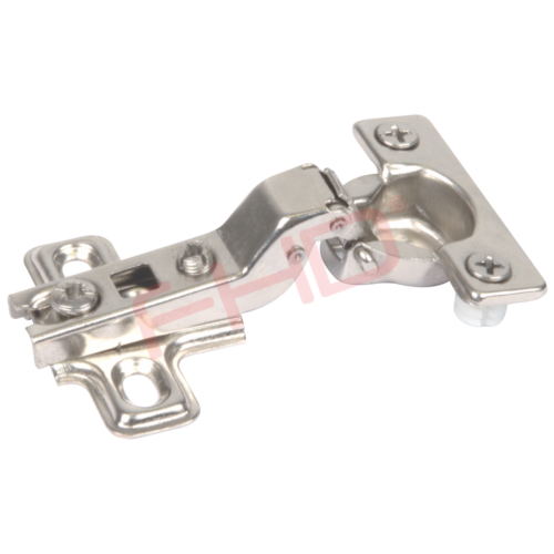 Slide-On Hinges – 26mm with 8mm Dowels on the Cup, Half Overlay