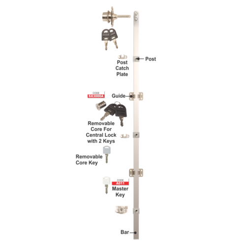 Front Mounted Master Key