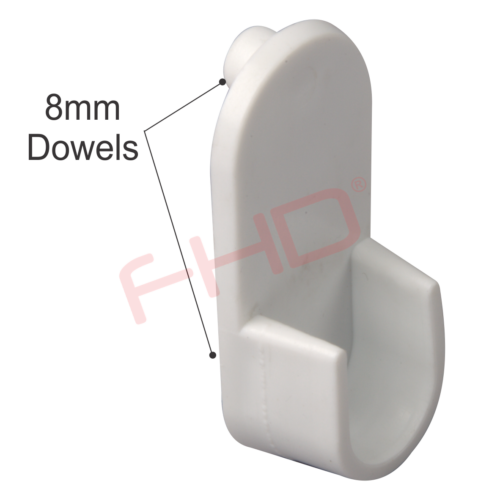 Plastic Rod Holder for 15mm Oval Tubing