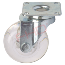 Transparent Gel Castors with Plate