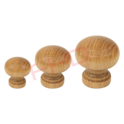 Wooden Mushroom Knobs