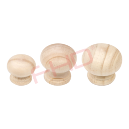 Wooden Mushroom Knobs