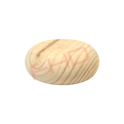 Wooden Flat Bun Feet Unfinished