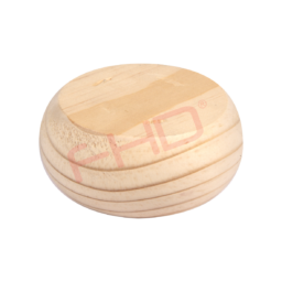 Wooden Flat Bun Feet Unfinished