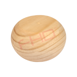 Wooden Flat Bun Feet Unfinished