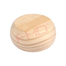 Wooden Flat Bun Feet Unfinished
