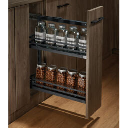 Spice Rack Side Mounted 2 Layer