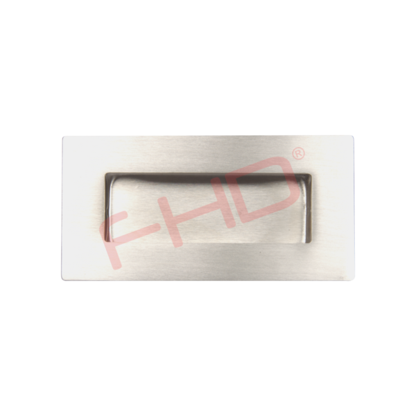 Recess Square Post Box Handles - Stainless Steel