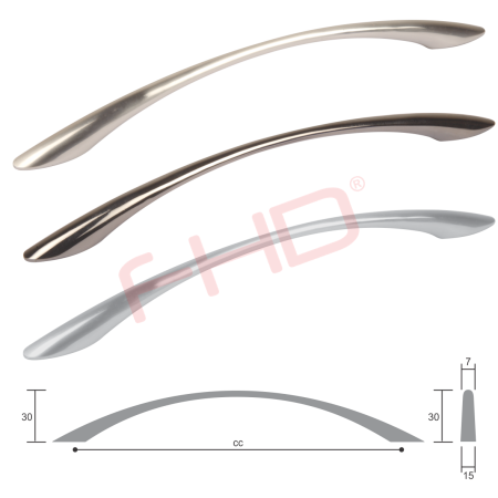 Zinc Whalebone Handles