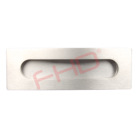 Recess Square Post Box Handles - Stainless Steel