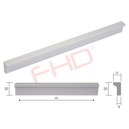 Aluminium Ledge Handles