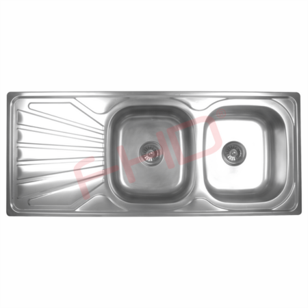 Double End Sink, L1200xW 0x50 D160mm