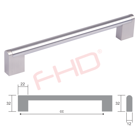 Roman Bar Handles D12mm