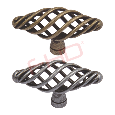 Oval Birdcage Knobs L66mm