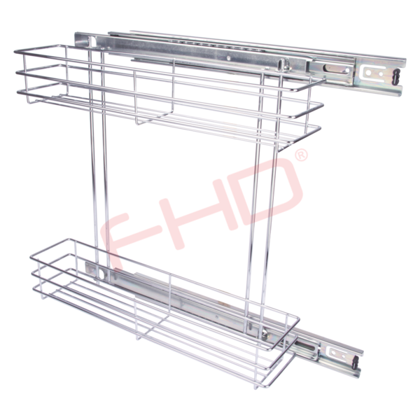 Economy 2 Layer Pull-Out Spice Rack - Image 2