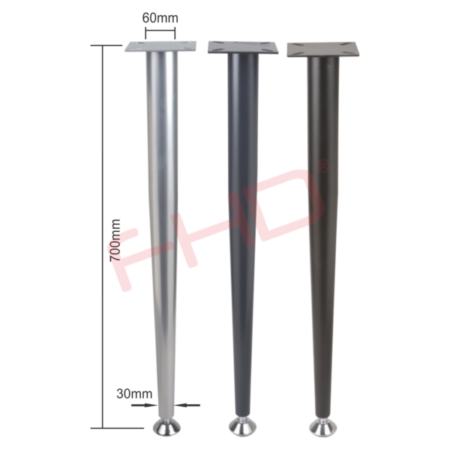 Tapered Office Legs H700mmxD60