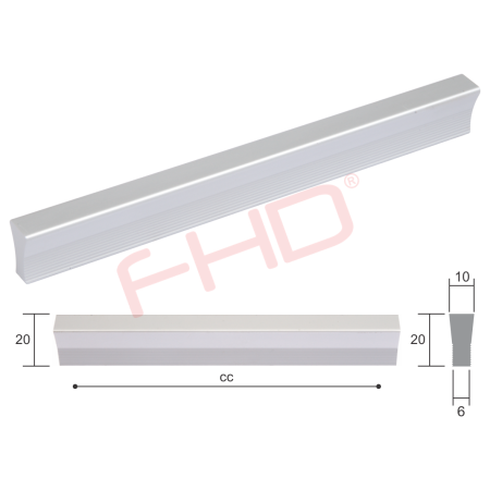 Compona Aluminium Handles