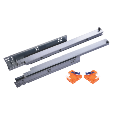 Push To Open, Full Extension Undermount Slides