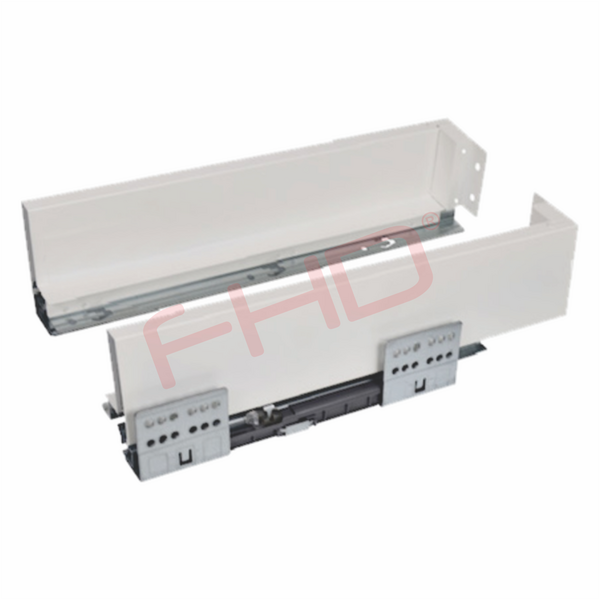 H116mm Soft Close, Slimline Double Wall Drawer Box System