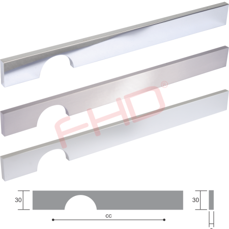 Aluminium Amber Handles