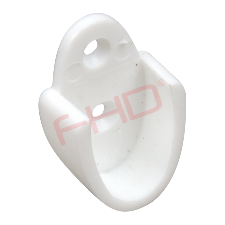 Plastic Rod Holder 19mm Half Oval Tubing