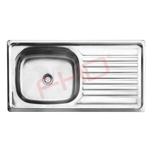 Single End Sink L915xW460xD135mm - Image 2