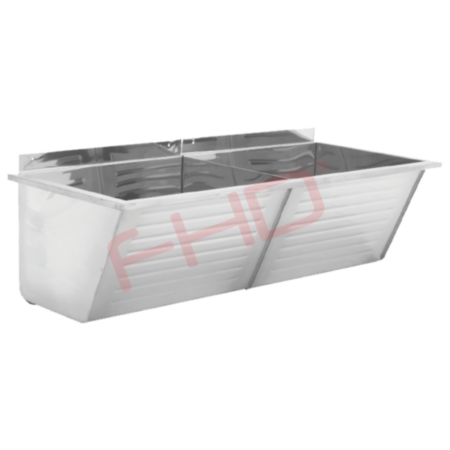 ECONOMY Fabricated Double Wash Trough
