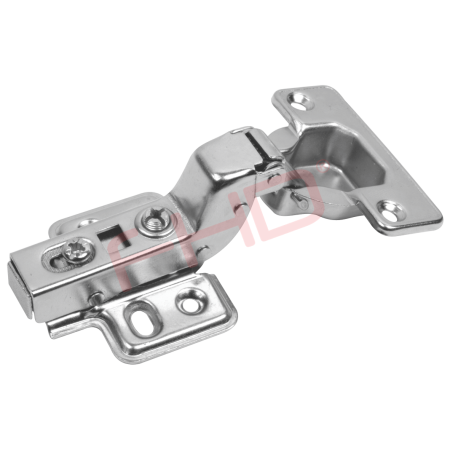 Soft Close Clip-On Hinges - 35mm, 4 Hole Plate (45cc configuration) (Hinge & Plate) Inset