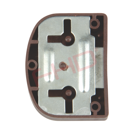 Plastic Lock with Steel Back & Tongue L20mm