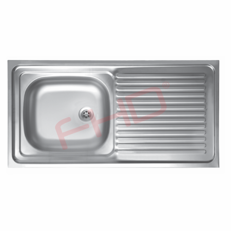 Single Sit-On Sink L1000xW500xD150mm