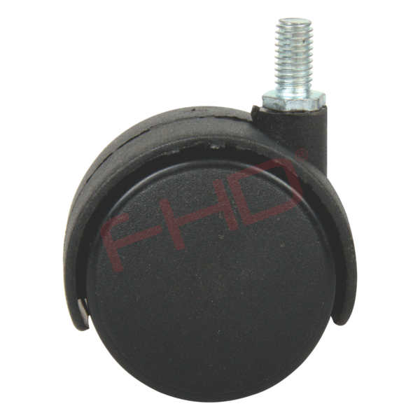 Twin Wheel Castors with M8 Thread
