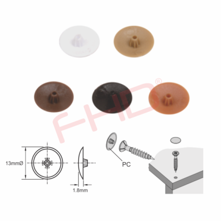 Pozi Screw Covers D12.5mm