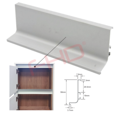 GOLA ALUMINIUM PROFILE HANDLES L-Type