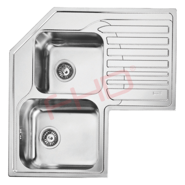 STUDIO Double Corner Sink