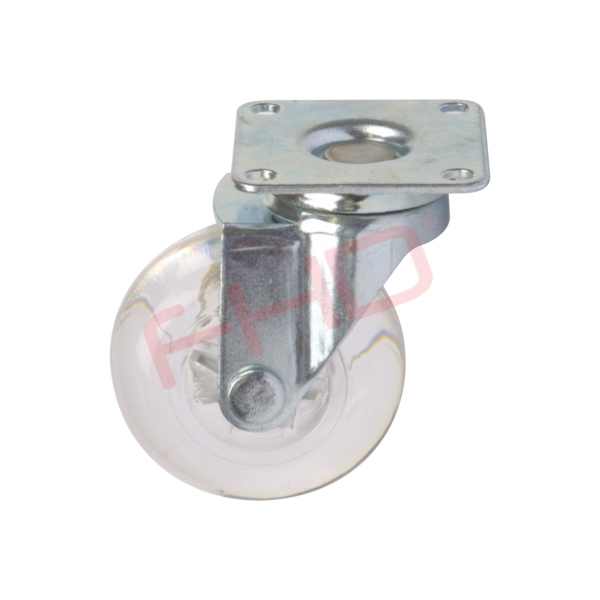 Transparent Gel Castors with Plate - Image 3