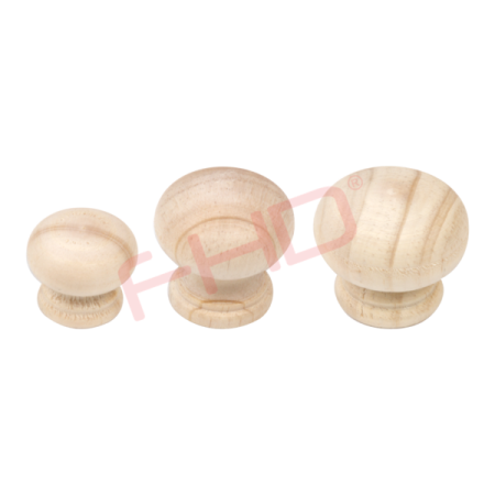 Wooden Mushroom Knobs