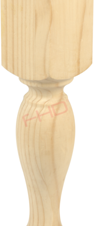 Cape Ottoman Wooden Legs