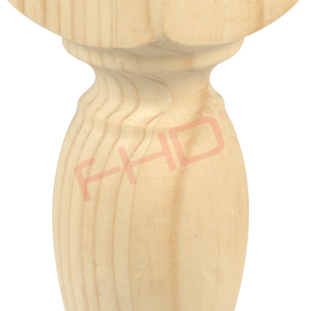 Cape Ottoman Wooden Legs