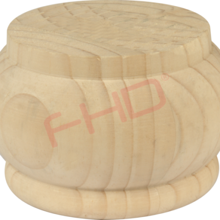 Wooden Flat Bun Feet