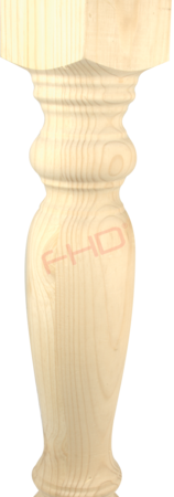 Country Table Wooden Legs 130mm