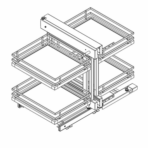 Corner Basket 900 Unit - Image 2